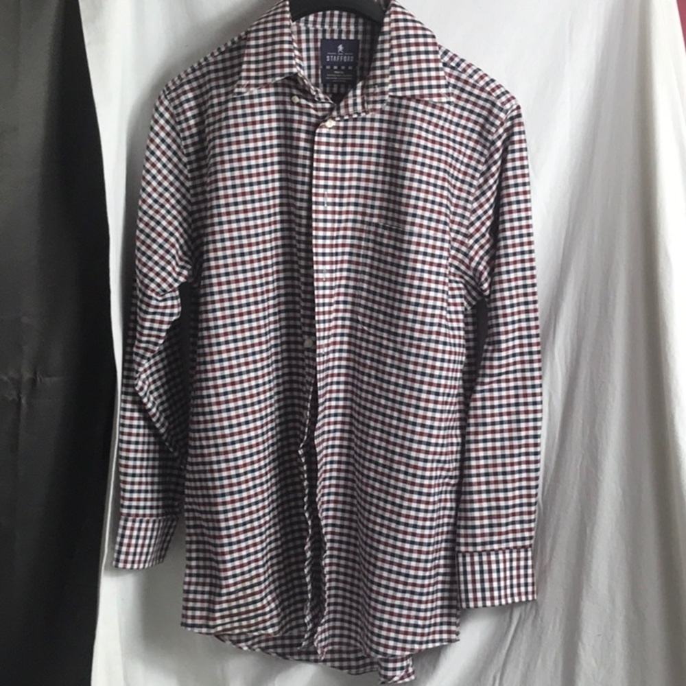 Stafford wrinkle free oxford